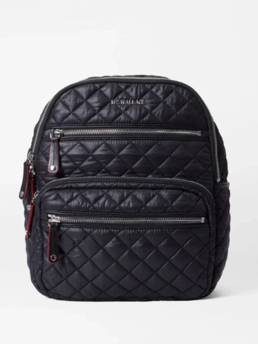NWT MZ Wallace Black Quilted Small Crosby Backpack - New